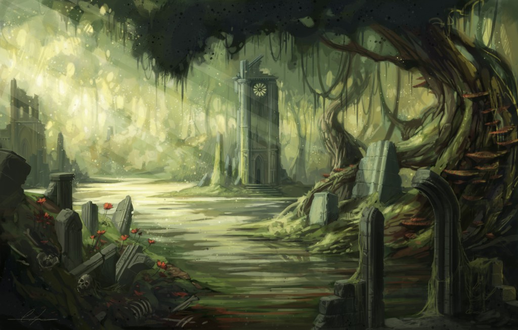 Swamp Ruins by Caroline Laplante – http://snaketoast.deviantart.com/